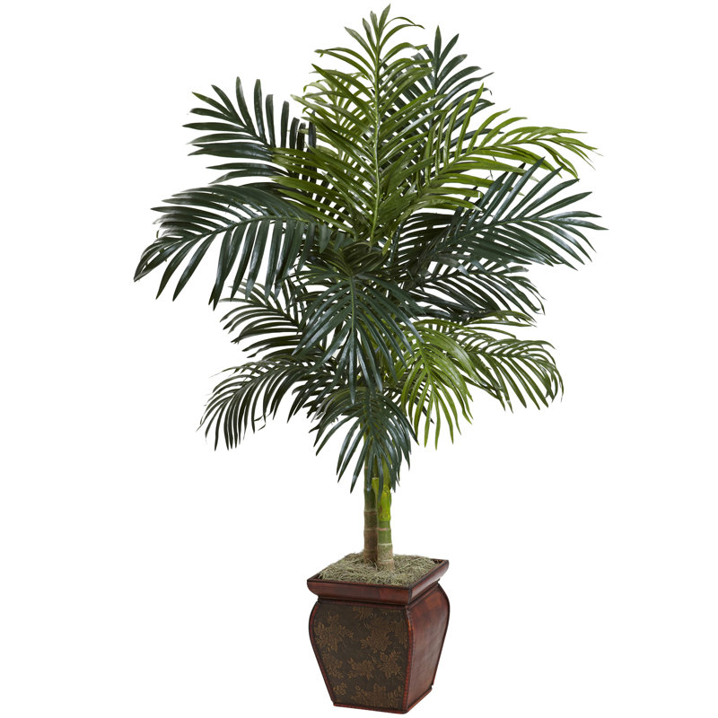 43" Artificial Palm Tree in Decorative Vase & Reviews Birch Lane